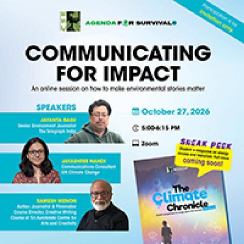 Agenda for Survival 3.0: Communicating for Impact