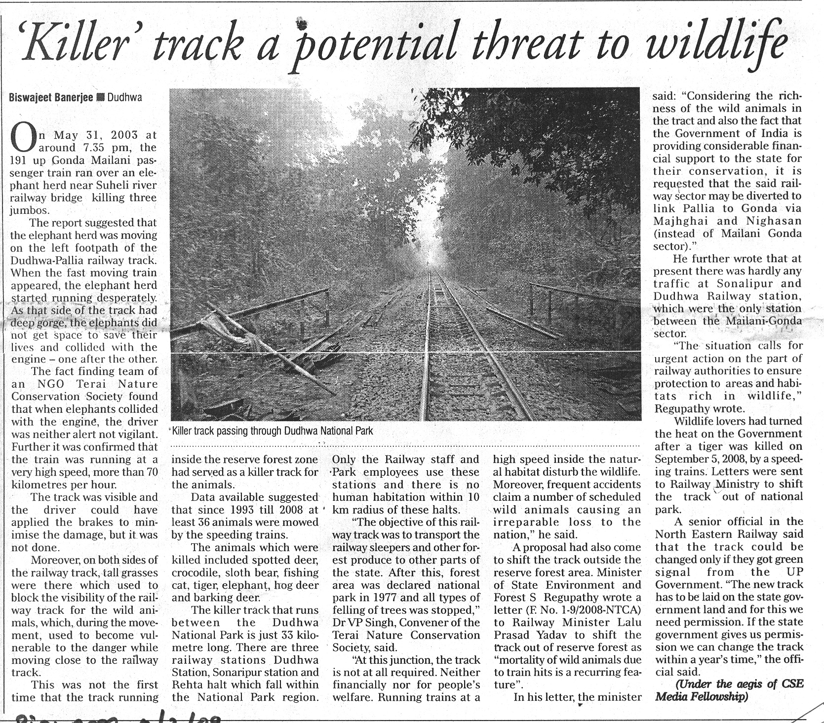 Essay On Library In English Killer Track A Potential Threat To Wildlife The Pioneer Lucknow February Business Essays Samples also Health And Fitness Essay Eighth Cse Media Fellowship The Anatomy Of Discord Humans Vs General English Essays