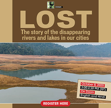 disappearing rivers and lakes in our cities